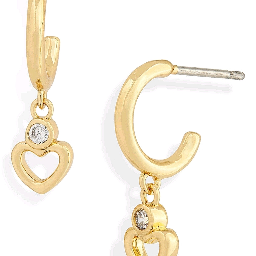 NEW Kate Spade Shining Spade Huggie Earrings